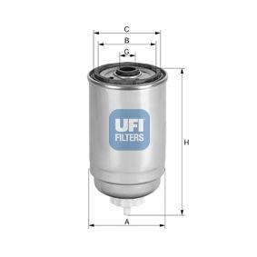 2441400 UFI Filtro carburante