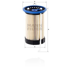 PU8028 MANN-FILTER Filtro carburante