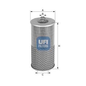 2661000 UFI Filtro carburante