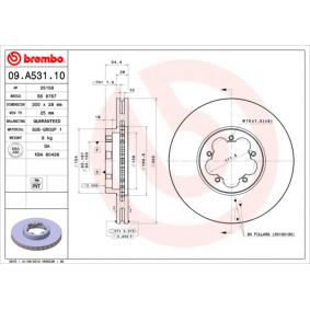 09.A531.10 BREMBO Disco freno