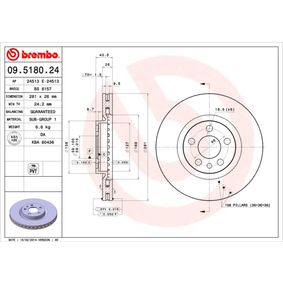 09.5180.24 BREMBO Disco freno