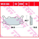 MCB666 TRW Kit pastiglie freno Freno a disco