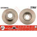 DF4985S TRW Disco freno