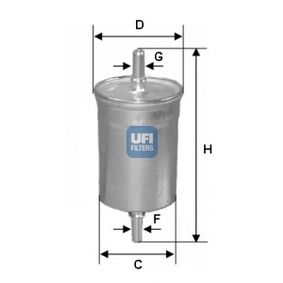 3192300 UFI Filtro carburante