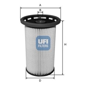 2602500 UFI Filtro carburante