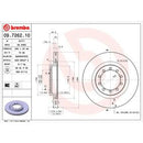 09.7262.10 BREMBO Disco freno