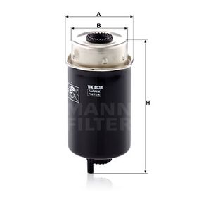 WK8038 MANN-FILTER Filtro carburante