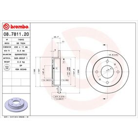 08.7811.20 BREMBO Disco freno