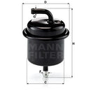 WK710 MANN-FILTER Filtro carburante